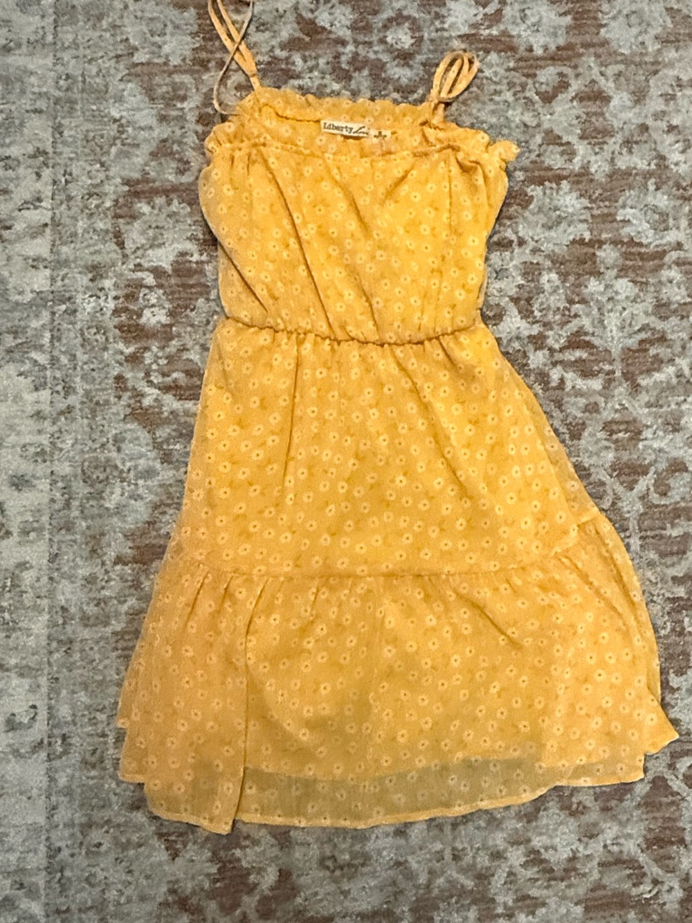 Gorgeous Yellow Floral Sundress